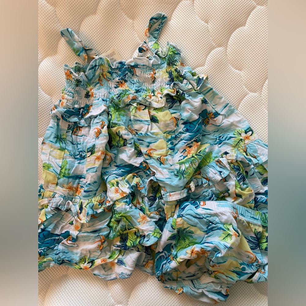 Hawaiian Dress with bloomers